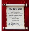The First Noel Scroll Ornament